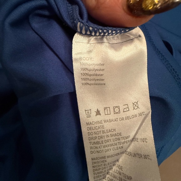 NWOT Baleaf Purple Blue Long Sleeve Quick Dry Active Tee Size Medium - Picture 6 of 9